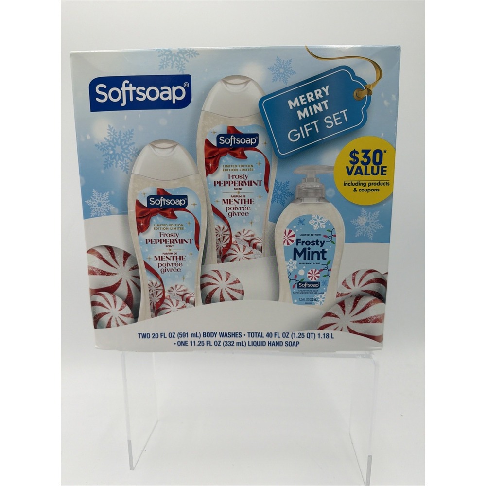 Softsoap‎ Limited Edition Merry Mint 3 Piece Holiday Gift Set